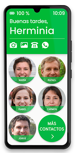 MaxiNeki Phone pantalla responsables